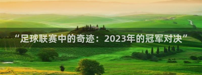 “足球联赛中的奇迹：2023年的冠军对决”