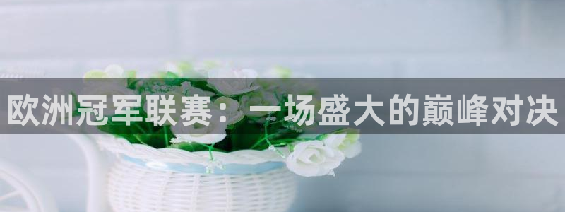 欧洲冠军联赛：一场盛大的巅峰对决